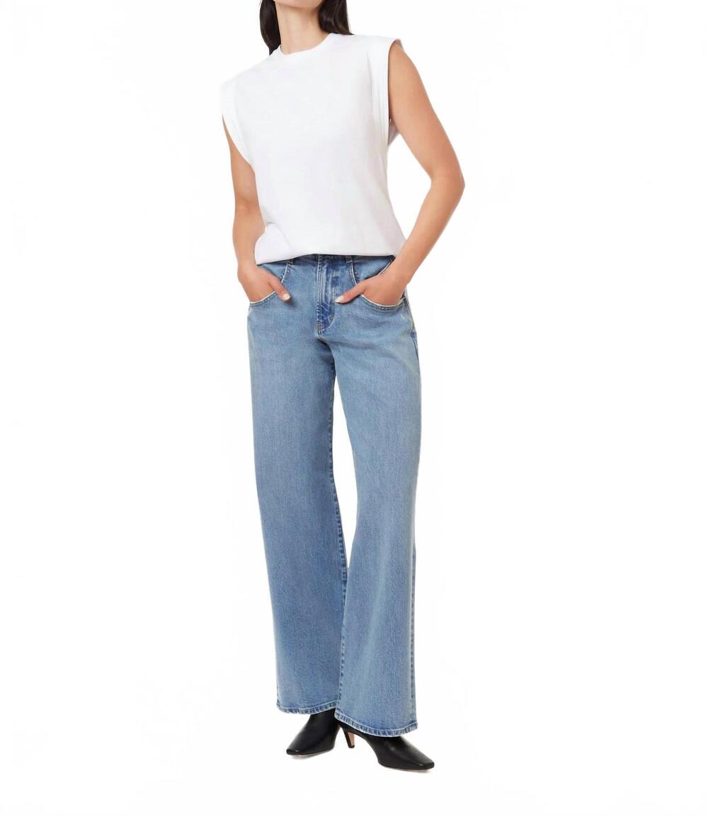 NEW HABITUAL blaine high-rise straight leg jean in coast